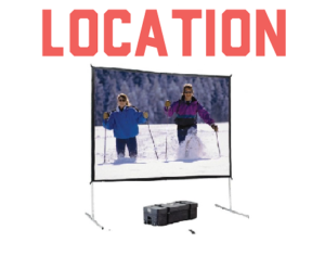 Location Écran de projection 120″